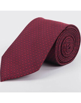 Аренда бордового галстука с узором для мужского костюма, изображение 1