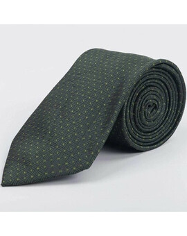 Аренда зеленого галстука с узором для мужского костюма, изображение 1