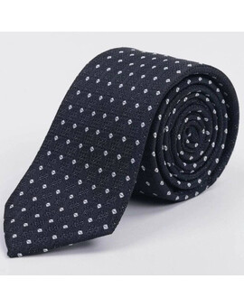 Арендовать черный галстук в клетку с белым узором для мужских костюмов, изображение 1