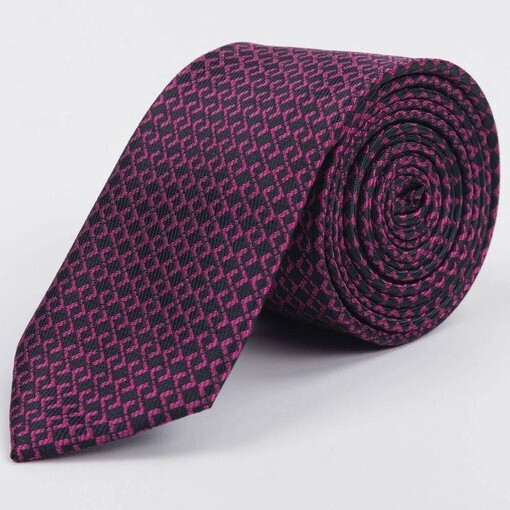 Арендовать галстук розового цвета с фактурным узором для мужских костюмов