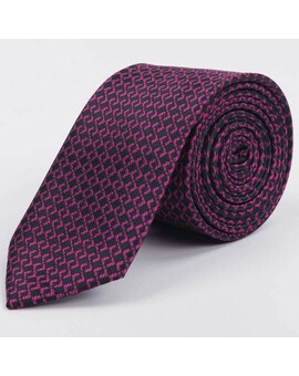 Арендовать галстук розового цвета с фактурным узором для мужских костюмов, изображение 1