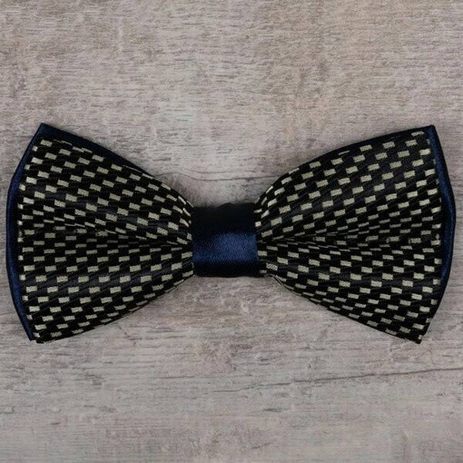 Аренда бежевой бабочки с узором для мужского костюма