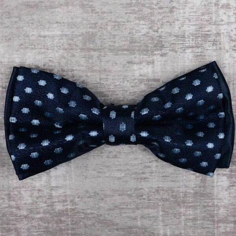 Аренда бабочки синего цвета с разноцветным узором для мужского костюма