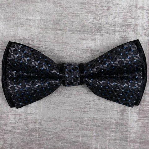 Аренда черной бабочки с шахматным узором для мужского костюма