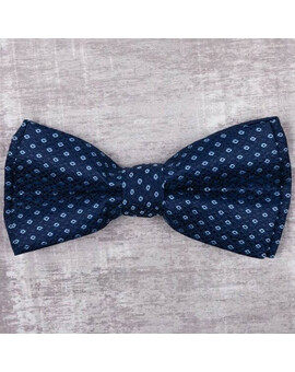 Синяя бабочка в аренду с голубым узором для мужских костюмов, изображение 1