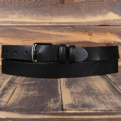 Аренда ремня черного цвета для мужского костюма