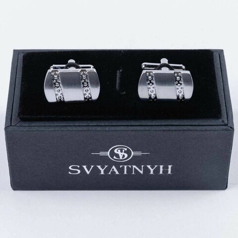 Прокат классических запонок с украшением для мужских костюмов