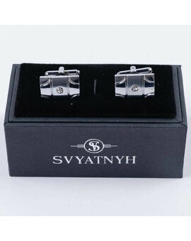 Аренда классических запонок с украшением для мужского костюма, изображение 1